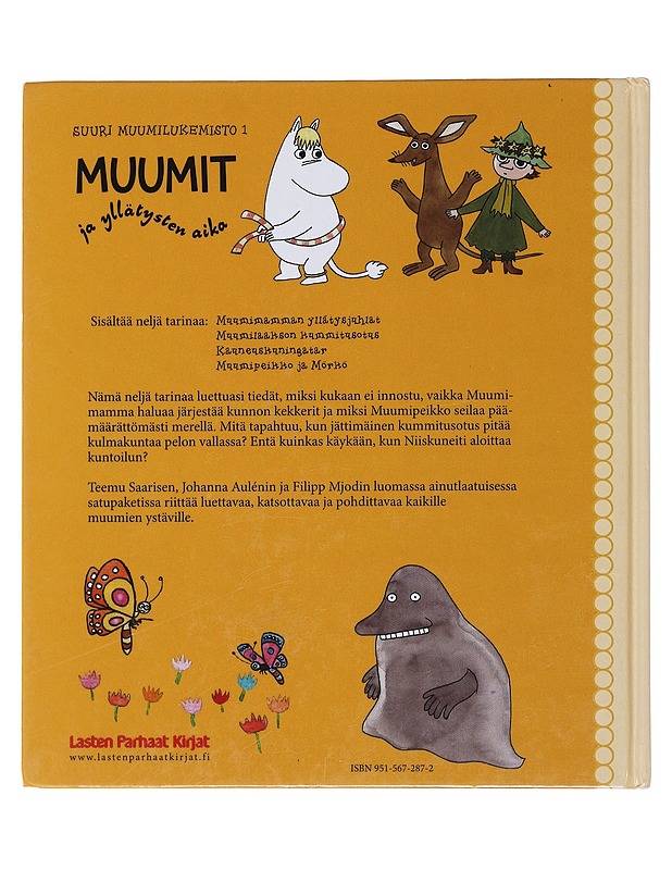 suuri Muumilukemisto 1 : Muumit ja yllätysten aika - Saarinen, Teemu - Lastenkirjat - 10105475589 - 1