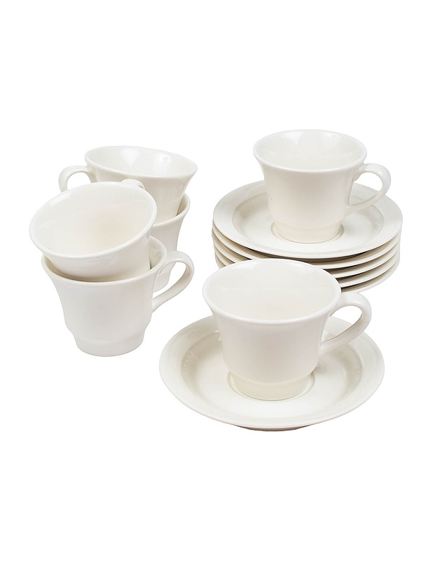 KULTAKERAMIIKKA Taru kahvikuppi, 6 paria - Mukit ja kahvikupit - 10105475606 - 0