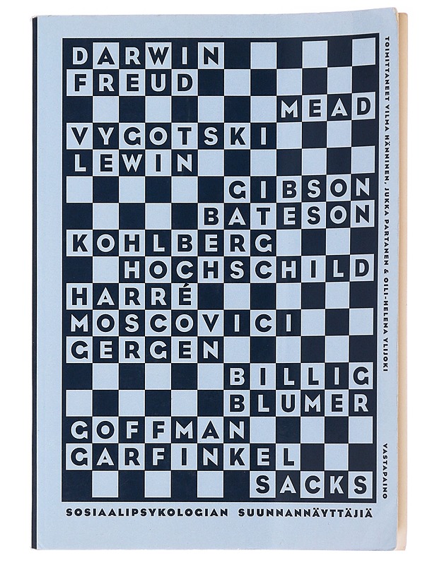 Sosiaalipsykologian suunnannäyttäjiä - Partanen, Jukka - Historiakirjat - 10105475620 - 0