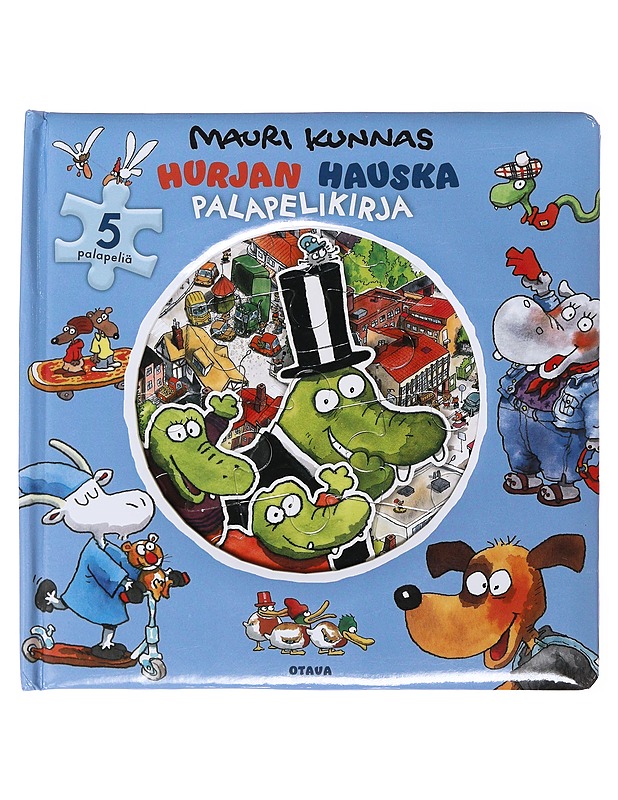 Hurjan hauska palapelikirja - Kunnas, Mauri - Lastenkirjat - 10105475699 - 0