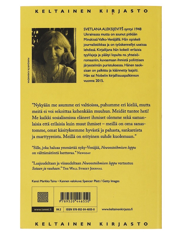 Neuvostoihmisen loppu : kun nykyhetkestä tuli second handia - Aleksijevits, Svetlana - Historiakirjat - 10105475702 - 1