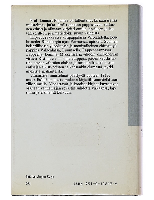 Ristiinan rovastin seitsemän vuosikymmentä: A.L. Gulin 1855-1925 - Gulin, Arthur Lorentz - Elämäkerrat ja muistelmat - 10105475709 - 1