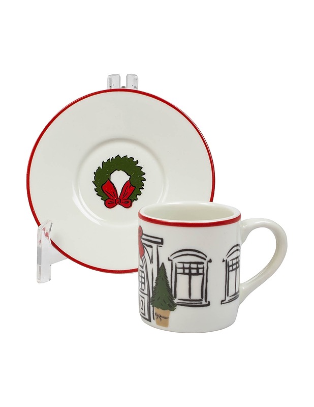 H&M HOME espressokuppi ja aluslautanen kahdelle - Mukit ja kahvikupit - 10105475771 - 1