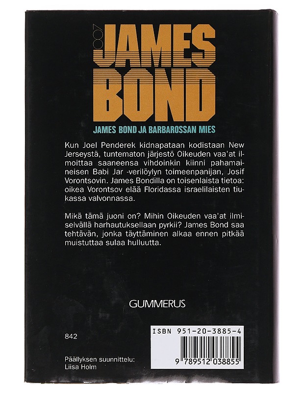 James Bond ja Barbarossan mies - John Gardner - Jännitys ja dekkarit - 10105475792 - 1