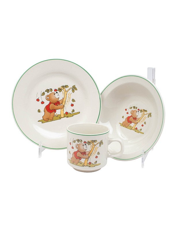 Lasten astiasto, 3 osaa - Lautaset ja kulhot - 10105475799 - 1