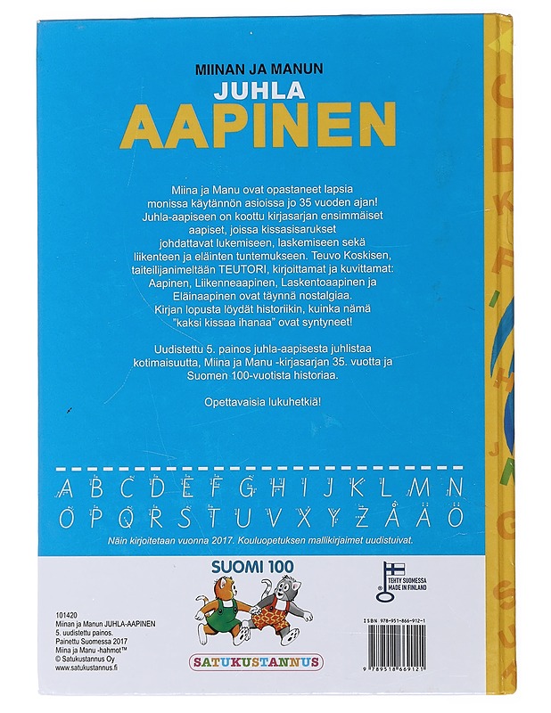 Miinan ja Manun juhla-aapinen - Teutori - Lastenkirjat - 10105475828 - 1