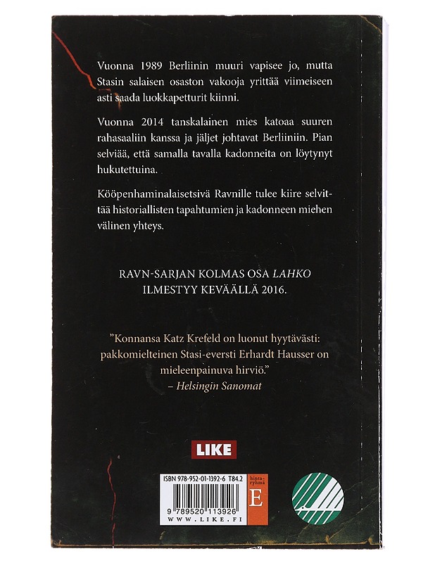 Kadonneet - Krefeld, Michael Katz - Jännitys ja dekkarit - 10105475857 - 1