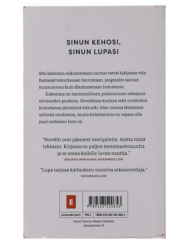 Lupa : eroottisia novelleja - Sita Salminen - Romaanit ja novellit - 10105475864 - 1