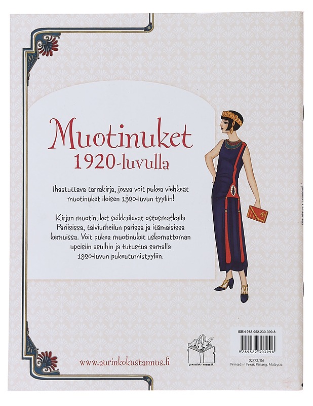 Muotinuket 1920-luvulla : tarrakirja - Bone, Emily - Lastenkirjat - 10105475867 - 1