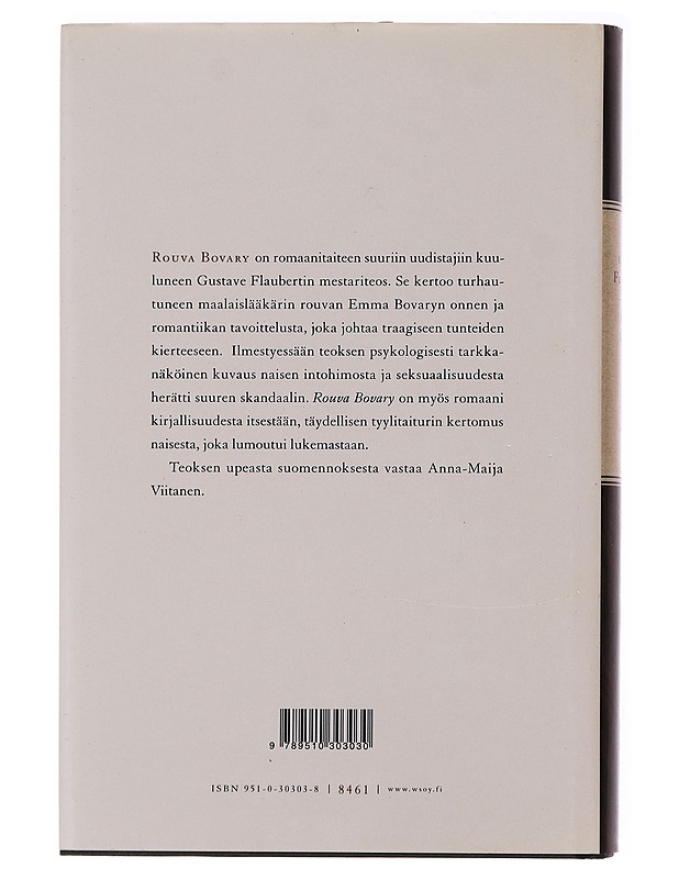 Rouva Bovary - Flaubert, Gustave - Romaanit ja novellit - 10105475894 - 1