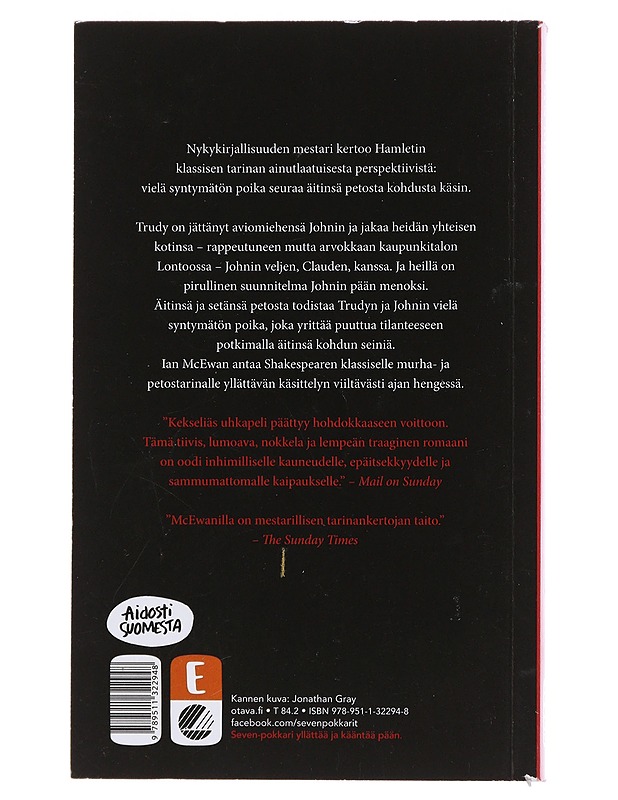 Pähkinänkuori - McEwan, Ian - Jännitys ja dekkarit - 10105475899 - 1