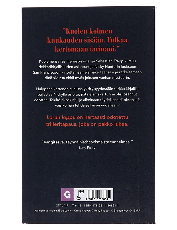 Lorun loppu - Finn, A. J. - Jännitys ja dekkarit - 10105475929 - 1