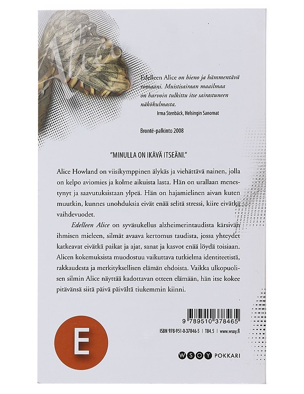 Edelleen Alice - Genova, Lisa - Romaanit ja novellit - 10105475934 - 1