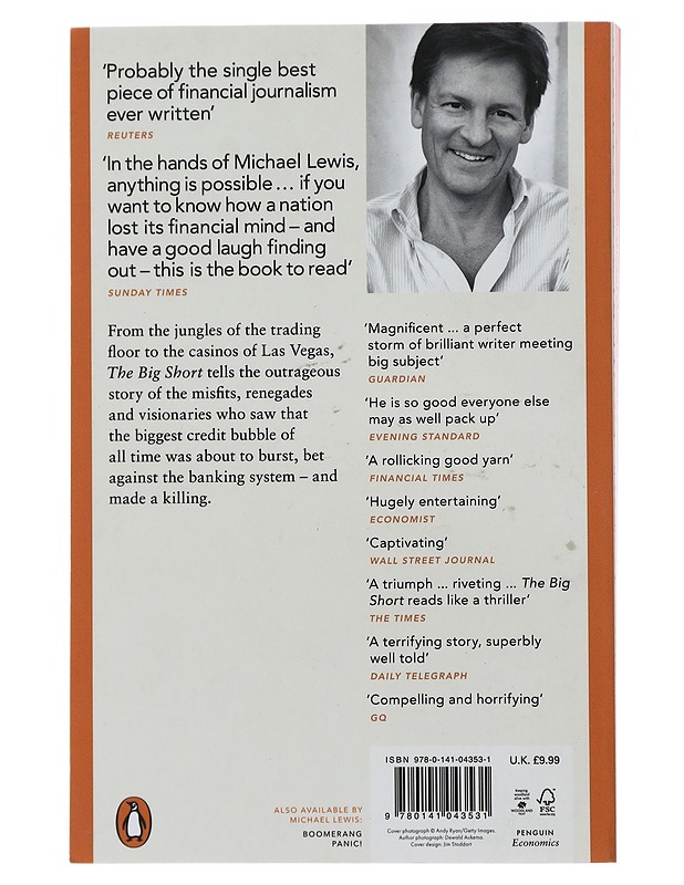 The big short : inside the doomsday machine - Michael Lewis - Tietokirjat ja oppaat - 10105475936 - 1