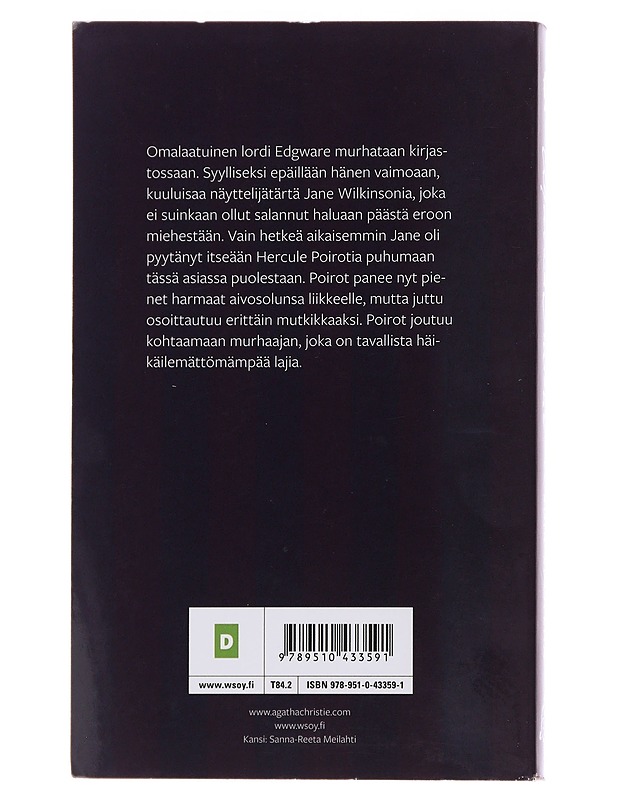 Lordin kuolema - Christie, Agatha - Jännitys ja dekkarit - 10105475962 - 1