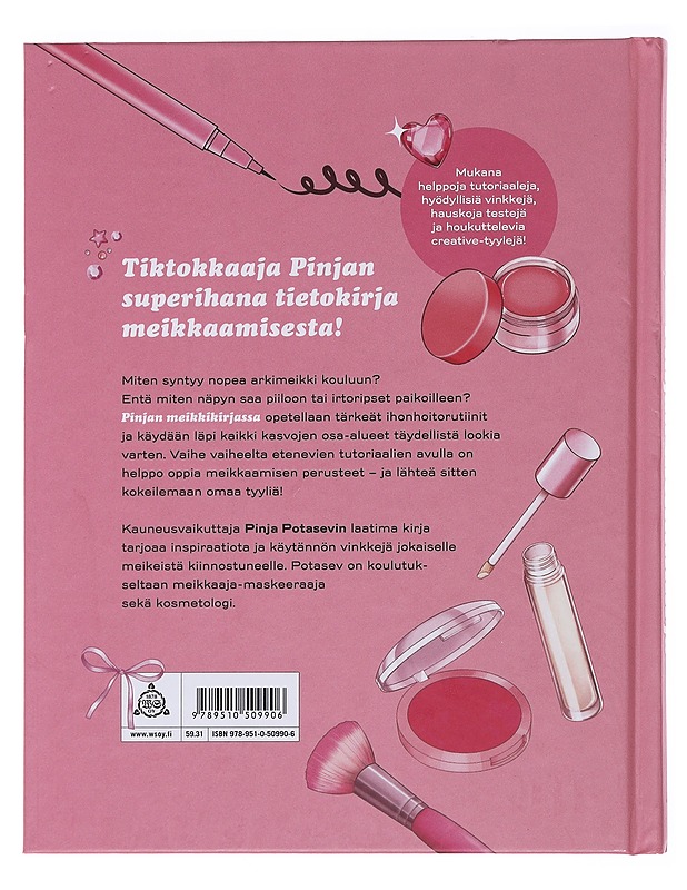 Pinjan meikkikirja - Potasev, Pinja - Tietokirjat ja oppaat - 10105475995 - 1