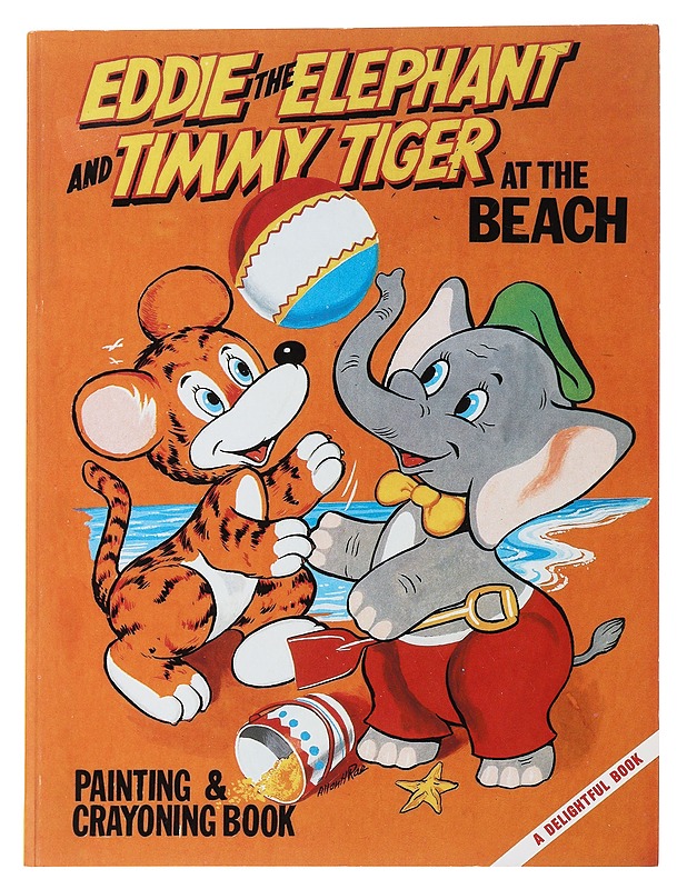 Eddie the Elephant and Timmy Tiger at the Beach: Painting and Crayoning Book - Lastenkirjat - 10105476004 - 0