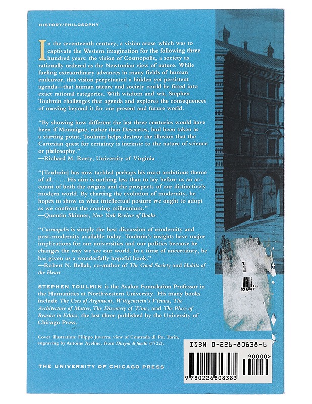 Cosmopolis : the hidden agenda of modernity - Stephen Toulmin - Historiakirjat - 10105475999 - 1