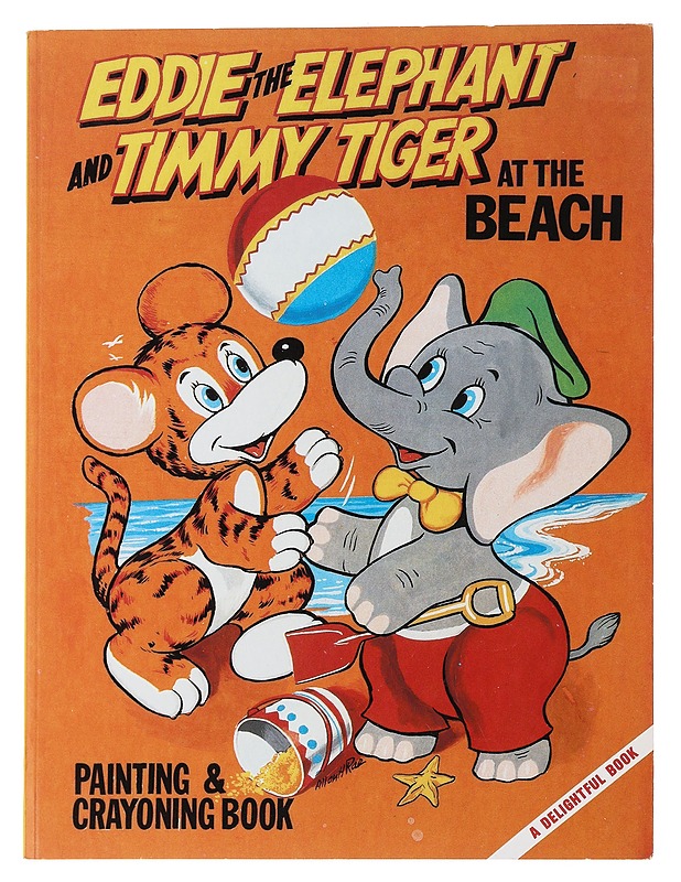 Eddie the Elephant and Timmy Tiger at the Beach: Painting and Crayoning Book - Lastenkirjat - 10105476038 - 0