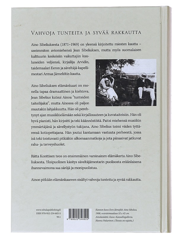 Aino Sibelius - Riitta Konttinen - Elämäkerrat ja muistelmat - 10105476035 - 1