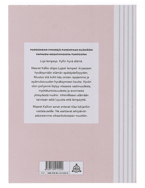 Lujasti lempeä - Kallio, Maaret - Tietokirjat ja oppaat - 10105476039 - 1