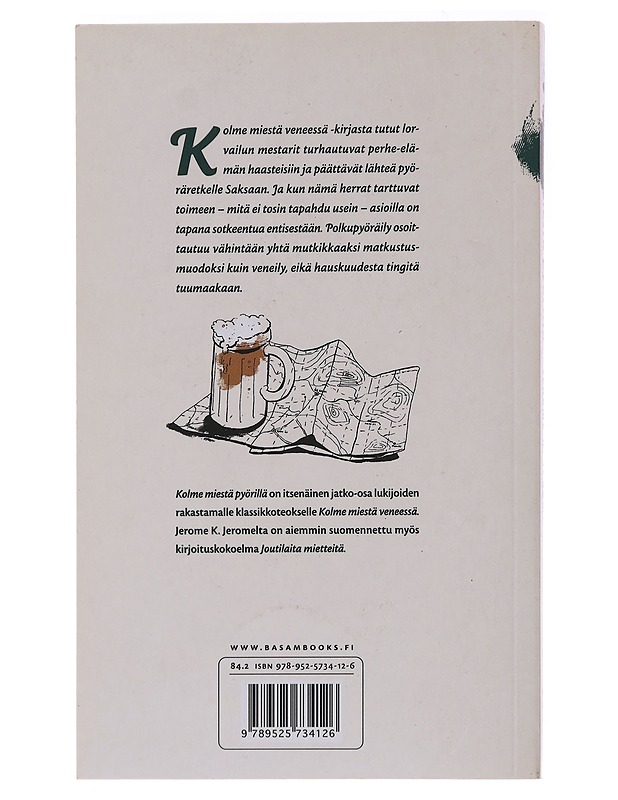 Kolme miestä pyörillä - Jerome, Jerome K. - Romaanit ja novellit - 10105476083 - 1