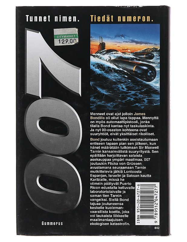 James Bond ja liekkimeri - Gardner, John - Jännitys ja dekkarit - 10105476095 - 1