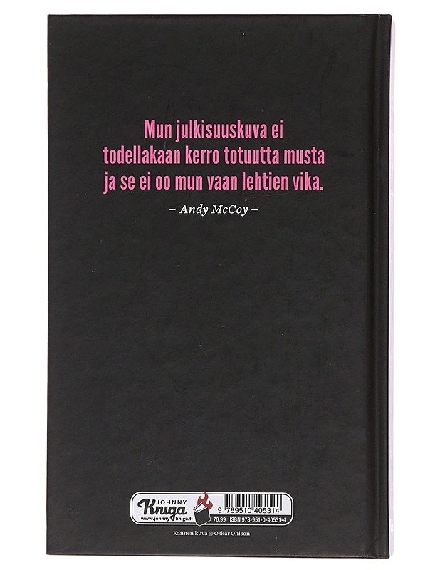 Andy : rock'n'roll star - Lamppu Laamanen - Elämäkerrat ja muistelmat - 10105476105 - 1