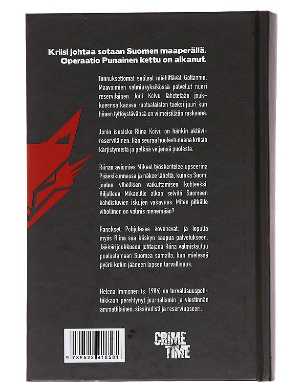 Operaatio Punainen kettu - Immonen, Helena - Jännitys ja dekkarit - 10105476117 - 1