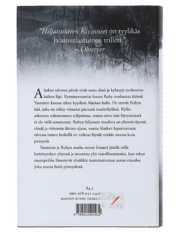 Hiljaisuuteen hävinneet - Lupton, Rosamund - Jännitys ja dekkarit - 10105476186 - 1