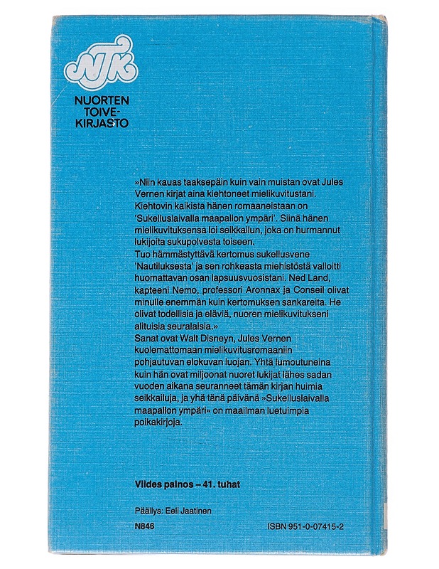 Sukelluslaivalla maapallon ympäri - Verne, Jules - Lastenkirjat - 10105476207 - 1