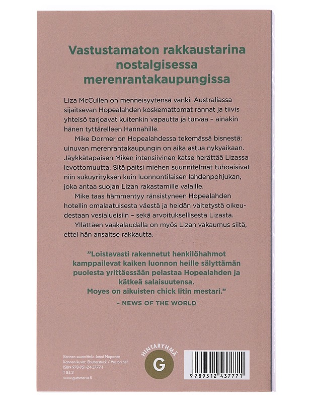 Hopealahti - Moyes, Jojo - Romaanit ja novellit - 10105476258 - 1