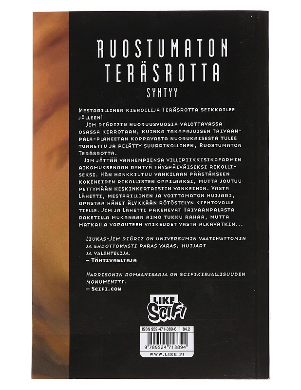 Ruostumaton teräsrotta syntyy - Harrison, Harry - Fantasia- ja scifi - 10105476285 - 1