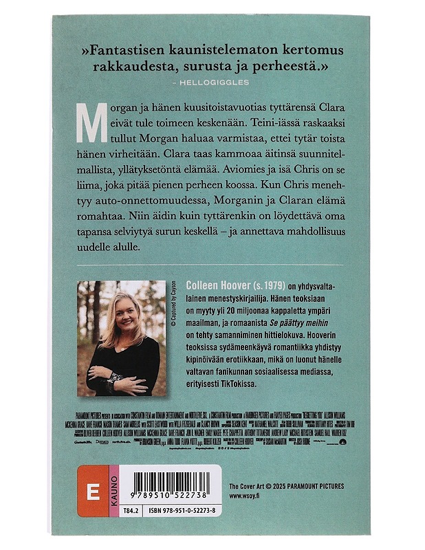 Ainoastaan sinä - Hoover, Colleen - Romaanit ja novellit - 10105476300 - 1