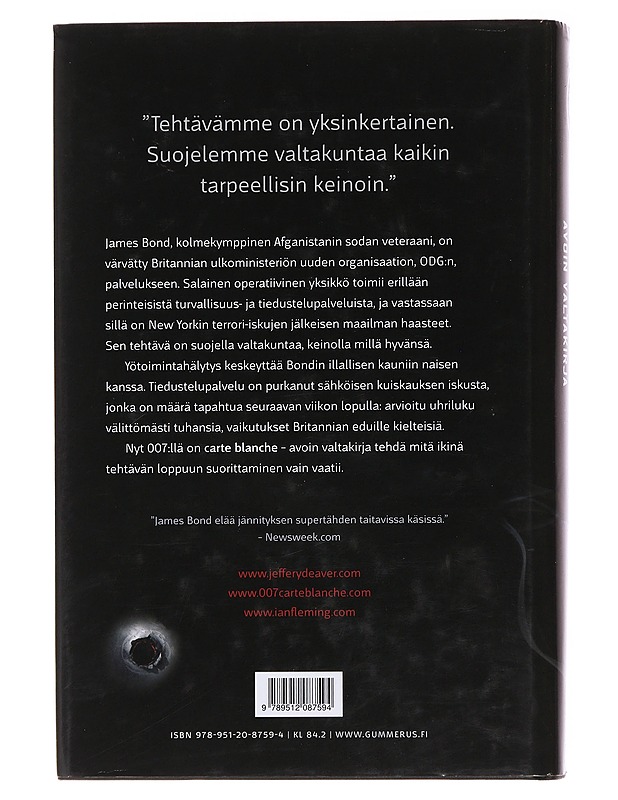 Carte blanche : avoin valtakirja - Deaver, Jeffery - Jännitys ja dekkarit - 10105476331 - 1