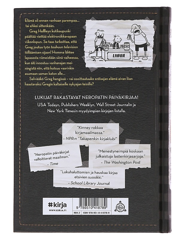 Neropatin päiväkirja 10 : Paluu kivikaudelle - Kinney, Jeff - Nuorten kirjat - 10105476373 - 1