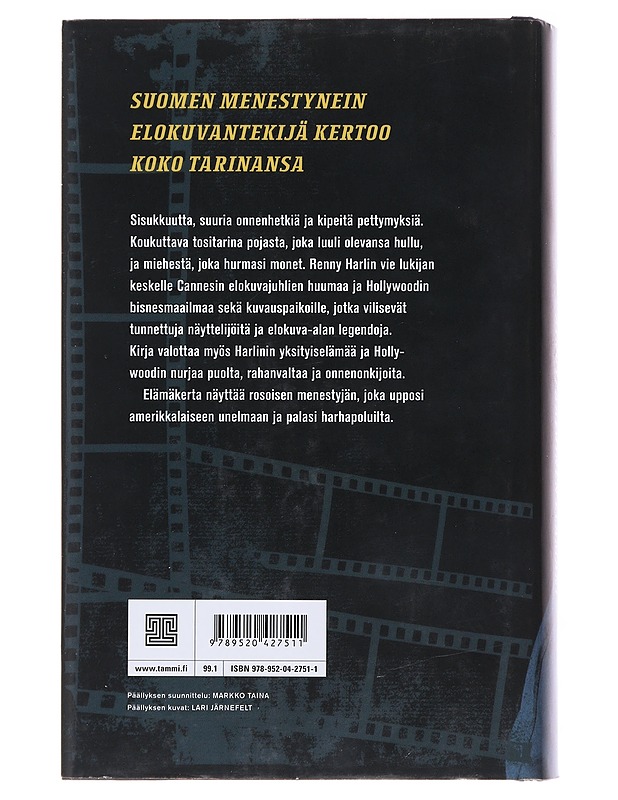 Renny Harlin : ainutlaatuinen elämäni - Veli-Pekka Lehtonen - Elämäkerrat ja muistelmat - 10105476377 - 1