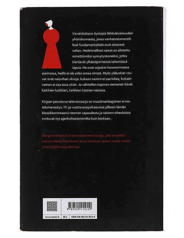 Orjattaresi - Atwood, Margaret - Fantasia- ja scifi - 10105476391 - 1