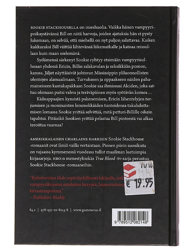 Kylmäveristen klubi - Harris, Charlaine - Romaanit ja novellit - 10105476457 - 1