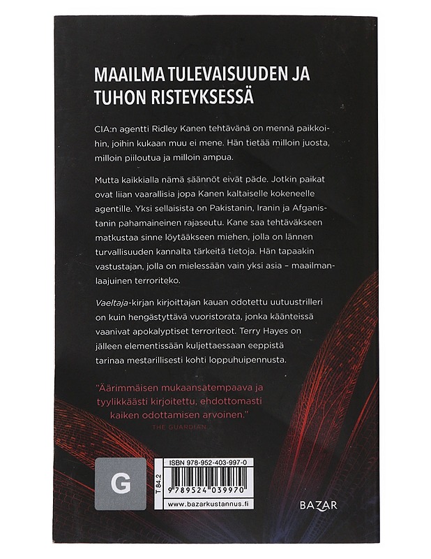 Kulkusirkka - Hayes, Terry - Jännitys ja dekkarit - 10105476474 - 1