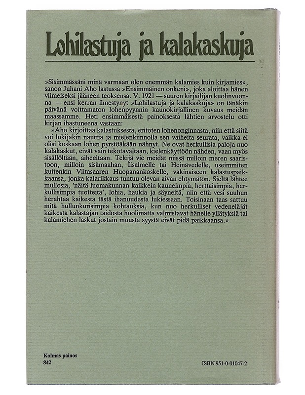 Lohilastuja ja kalakaskuja - Juhani Aho - Romaanit ja novellit - 10105476482 - 1
