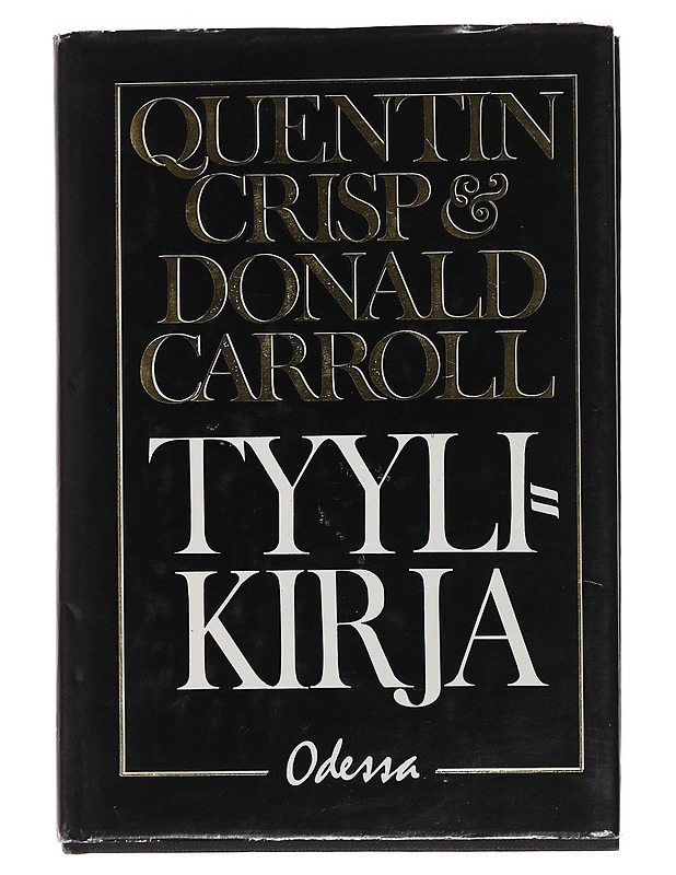 Tyylikirja - Crisp, Quentin - Hyvinvointikirjat - 10105476490 - 0
