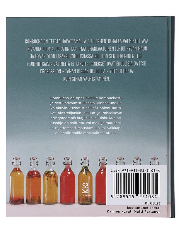 Kombucha : kaikki valmistuksesta ja paljon reseptejä - Häll, Krister - Ruokakirjat - 10105476493 - 1