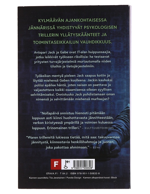 Nollapäivä - Ware, Ruth - Jännitys ja dekkarit - 10105476533 - 1