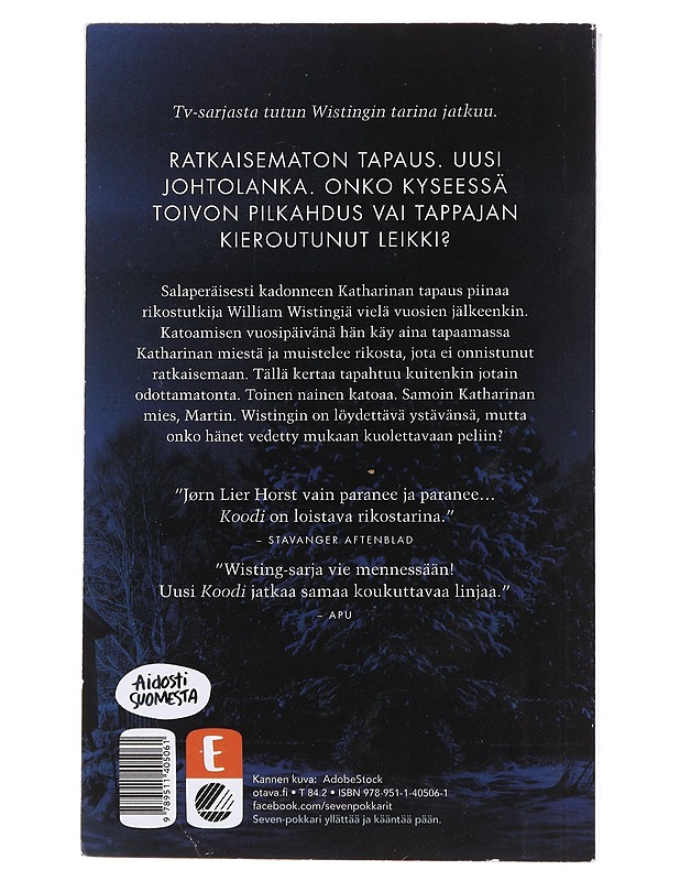 Koodi - Horst, Jørn Lier - Jännitys ja dekkarit - 10105476583 - 1