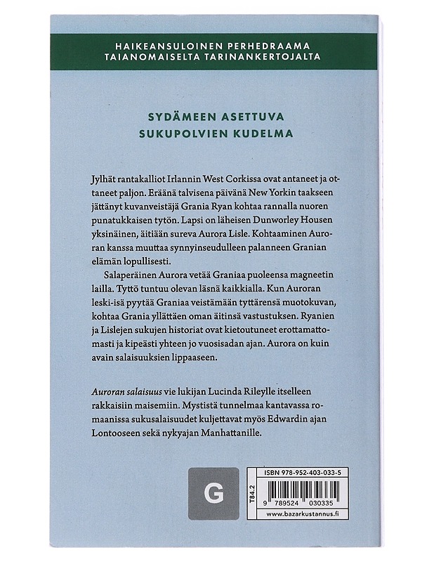 Auroran salaisuus - Riley, Lucinda - Romaanit ja novellit - 10105476613 - 1