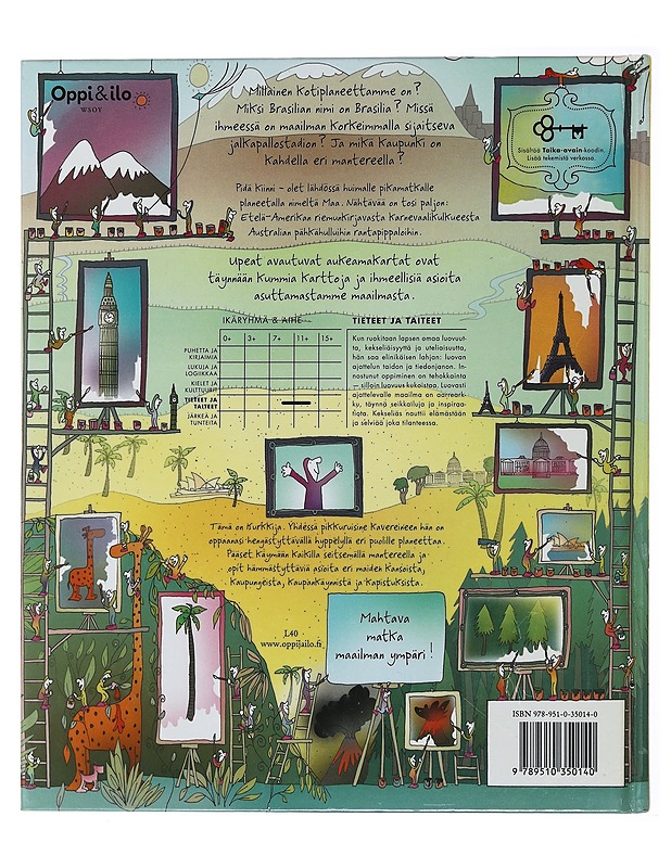 Maailman mahtavin maapallokirja - Adams, Simon - Lastenkirjat - 10105476647 - 1