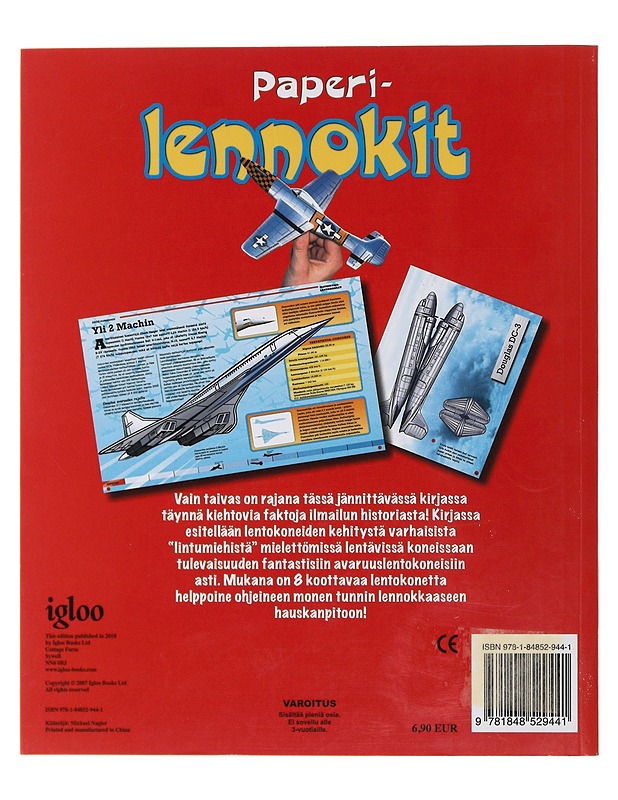 Paperilennokit - Nagler, Michael - Lastenkirjat - 10105476667 - 1