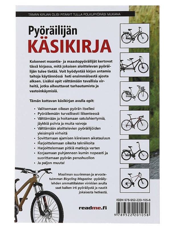 Pyöräilijän käsikirja - Hewitt, Ben - Harrastekirjat - 10105476673 - 1