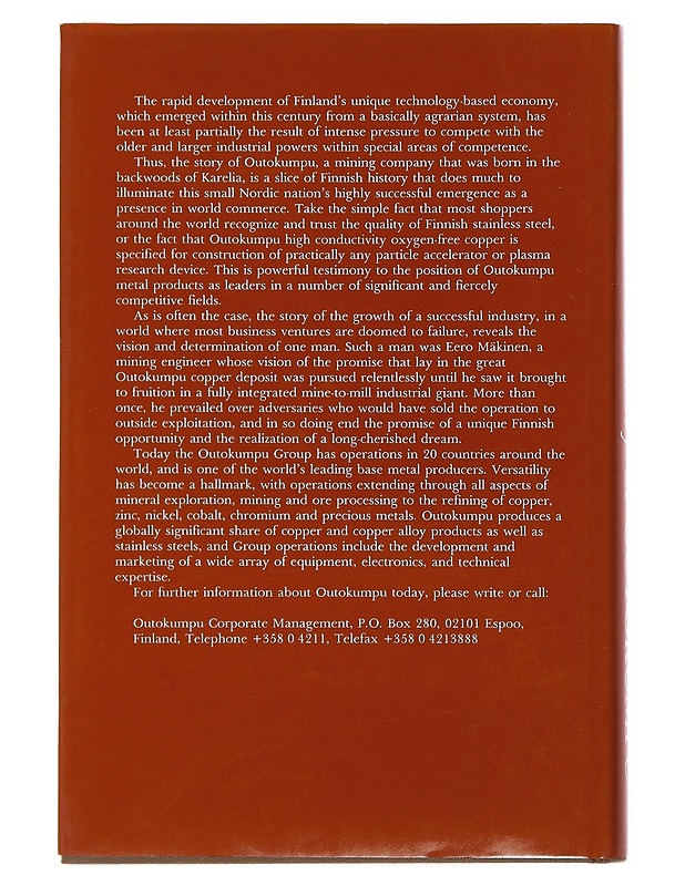 A history of Outokumpu - Markku Kuisma - Tietokirjat ja oppaat - 10105476695 - 1